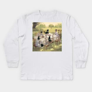 tea time Kids Long Sleeve T-Shirt